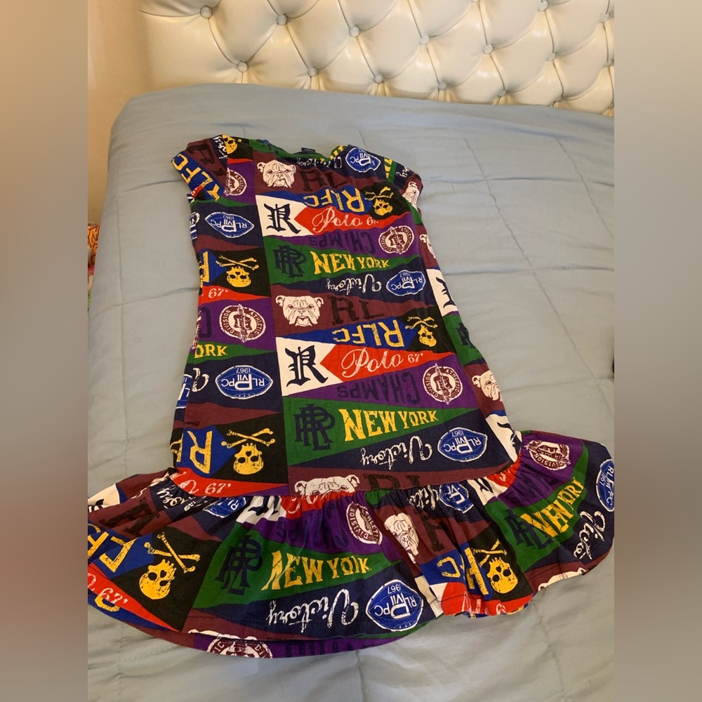 RL polo Colorful Graphic Dress